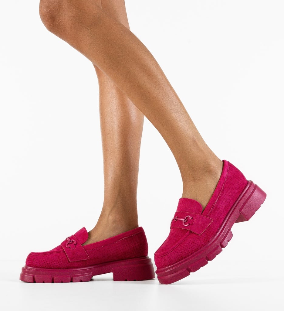 Pantofi Casual Luzia Fuchsia - 2 | YEO