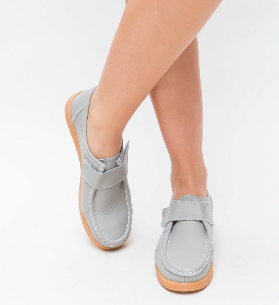 Pantofi Casual Monta Gri - 1 | YEO