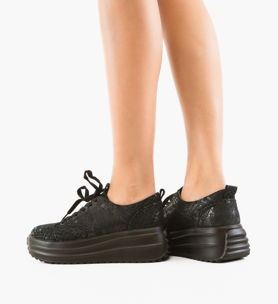 Pantofi Casual Myhos Negri - 2 | YEO