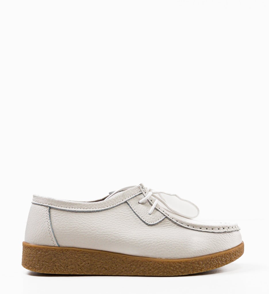 Pantofi Casual Neca Albi - 5 | YEO