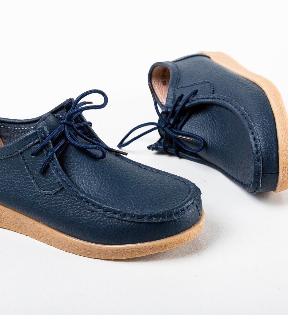 Pantofi Casual Niko Albastri - 4 | YEO