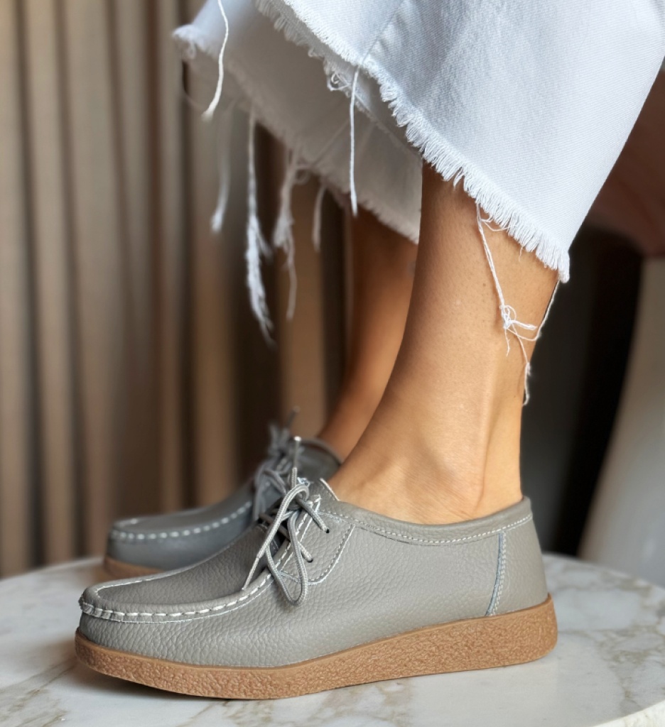 Pantofi Casual Niko Gri - 3 | YEO