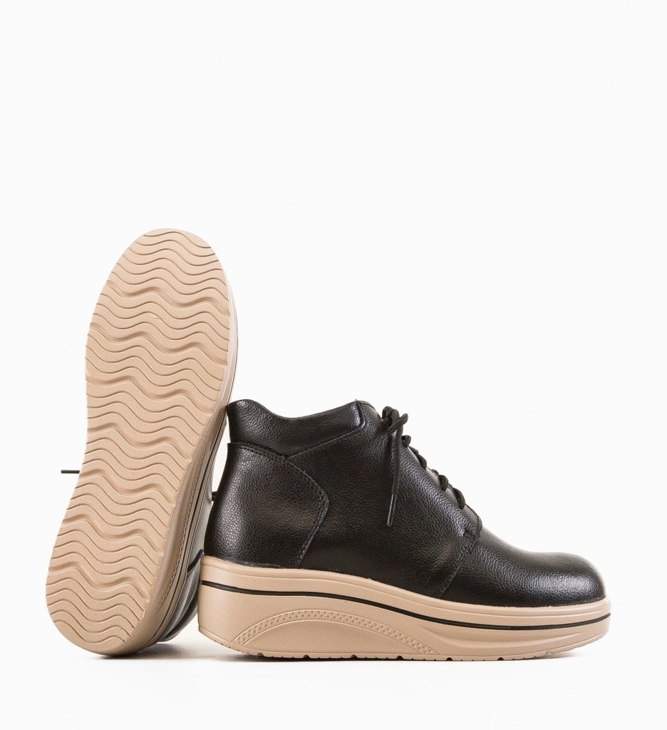 Pantofi Casual Palerma Negri - 5 | YEO