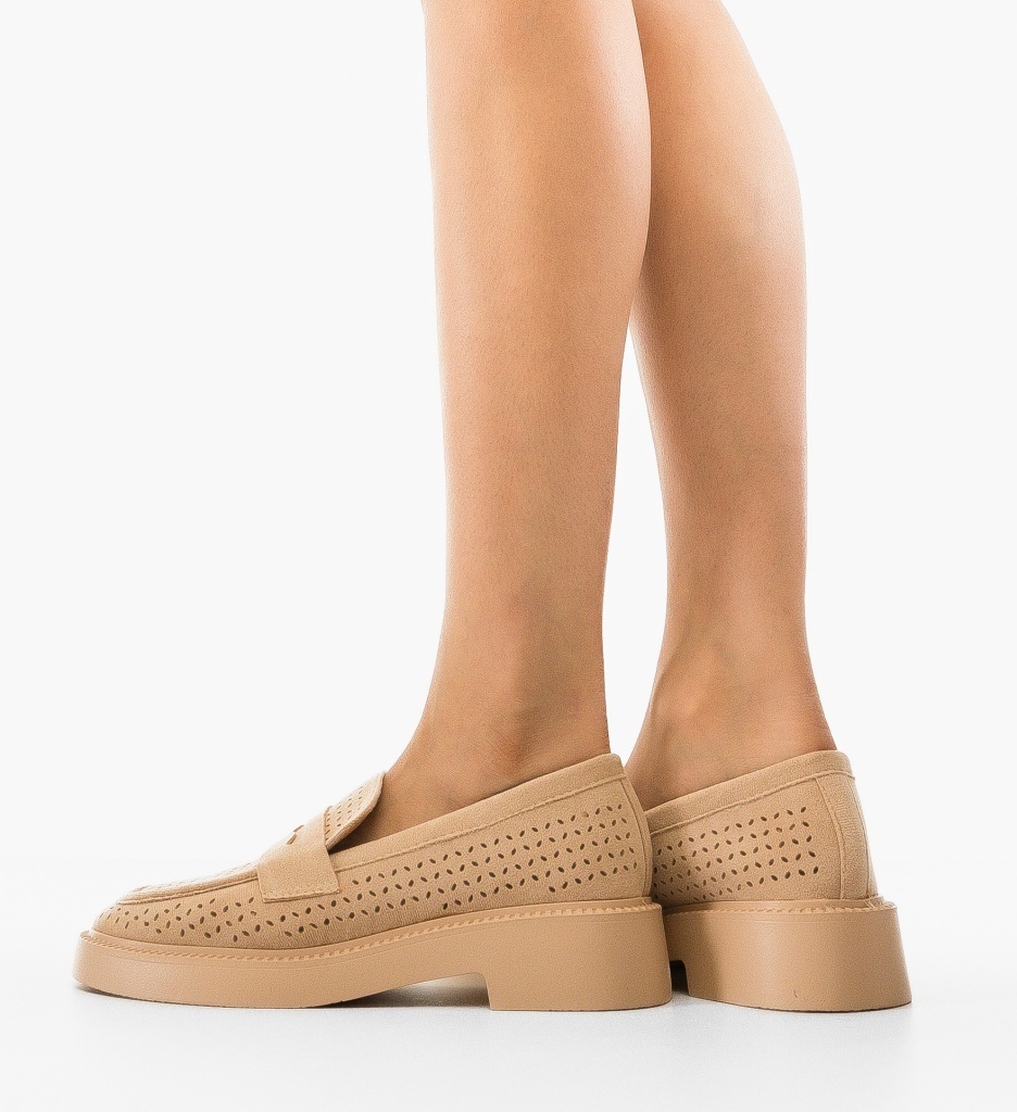 Pantofi Casual Rehid Bej - 1 | YEO