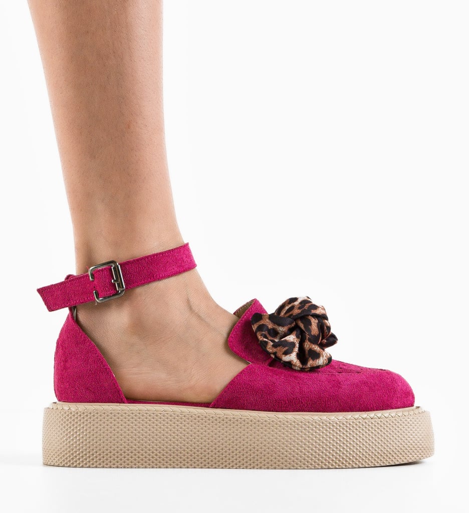 Pantofi Casual Rogar Fuchsia - 2 | YEO