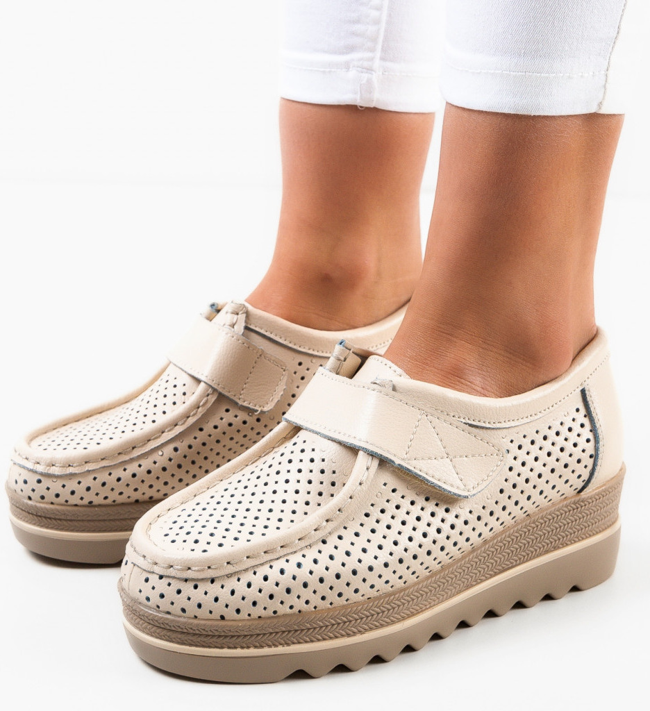 Pantofi Casual Torinas Bej - 2 | YEO