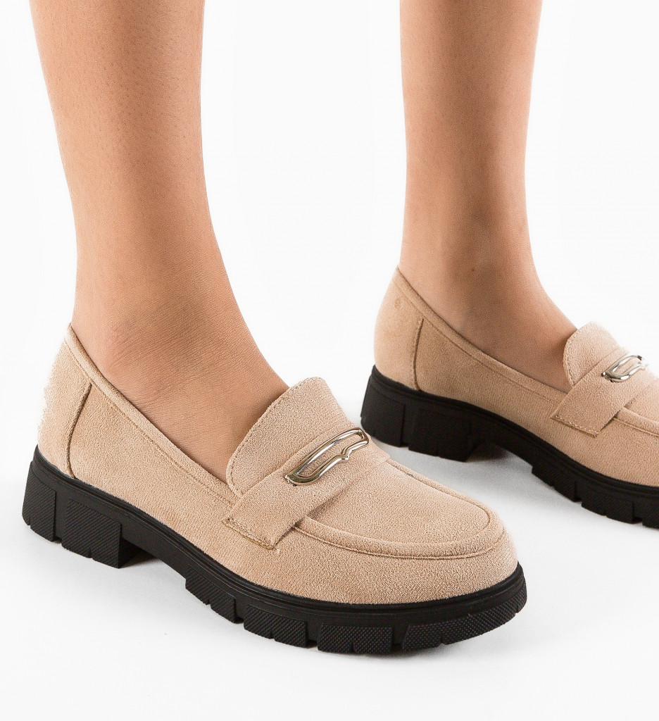 Pantofi casual Tynos Bej - 2 | YEO