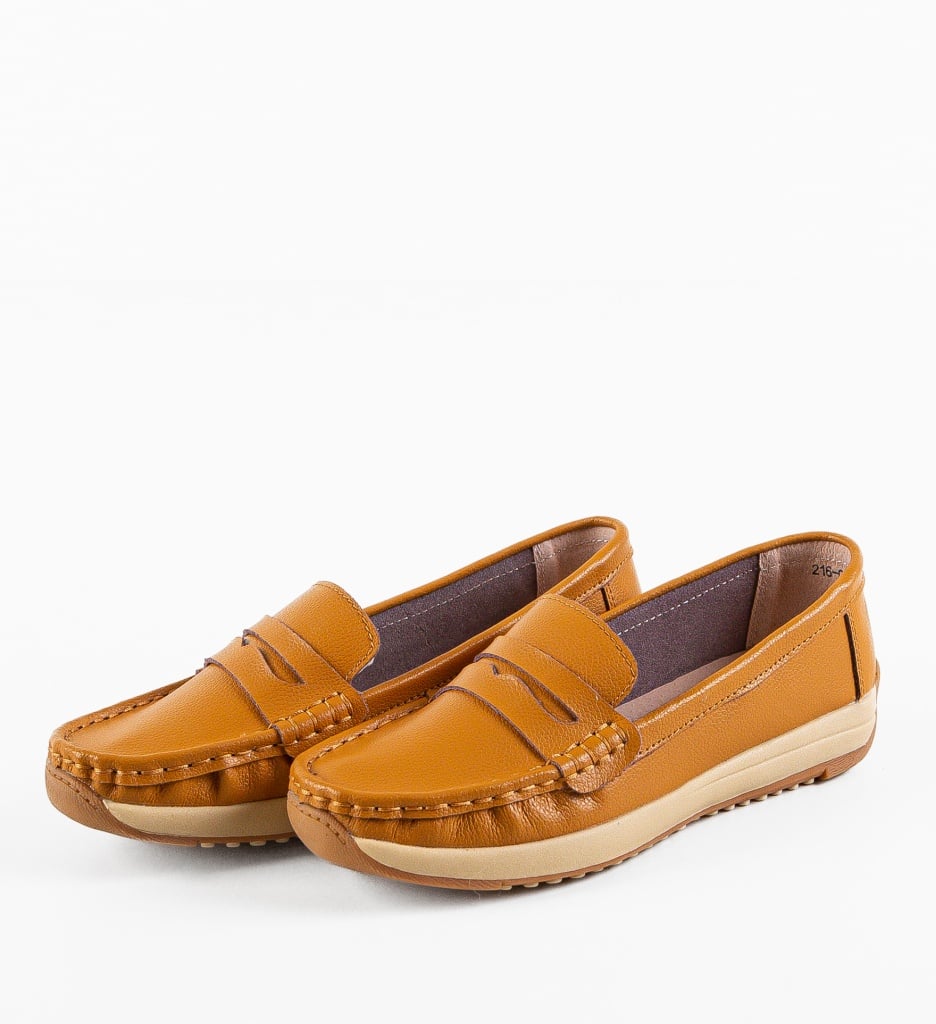 Pantofi Casual Uyteu Camel - 5 | YEO