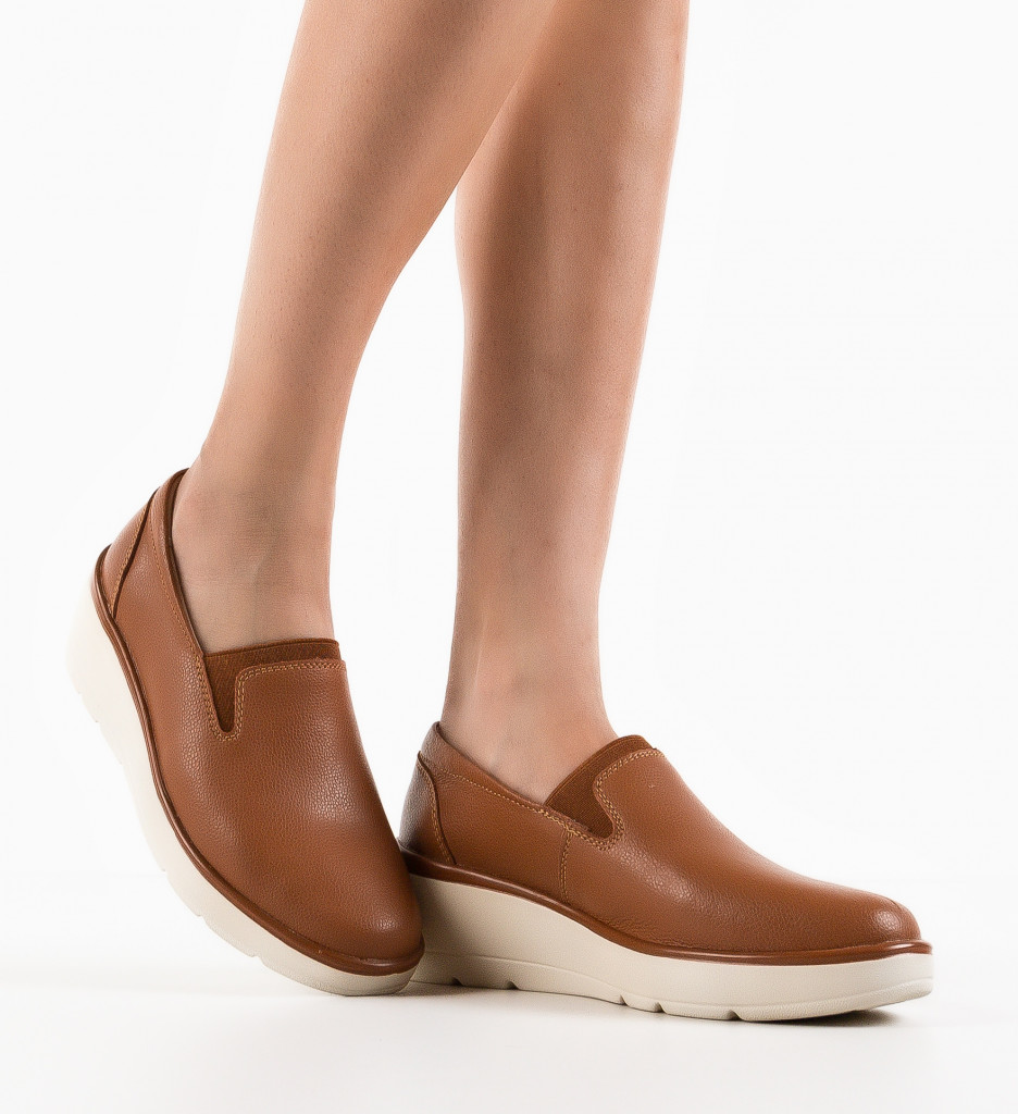 Pantofi Casual Yanam Camel - 2 | YEO