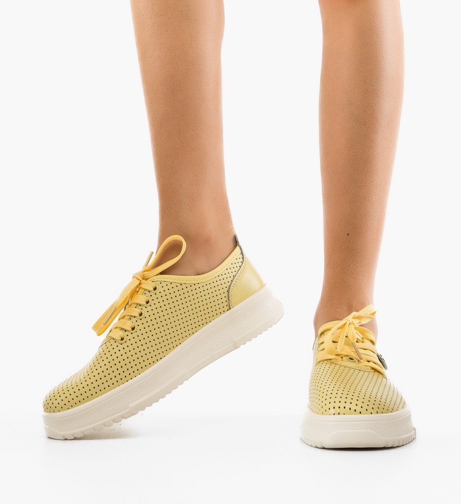 Pantofi Casual Ygrysha Galbeni - 2 | YEO