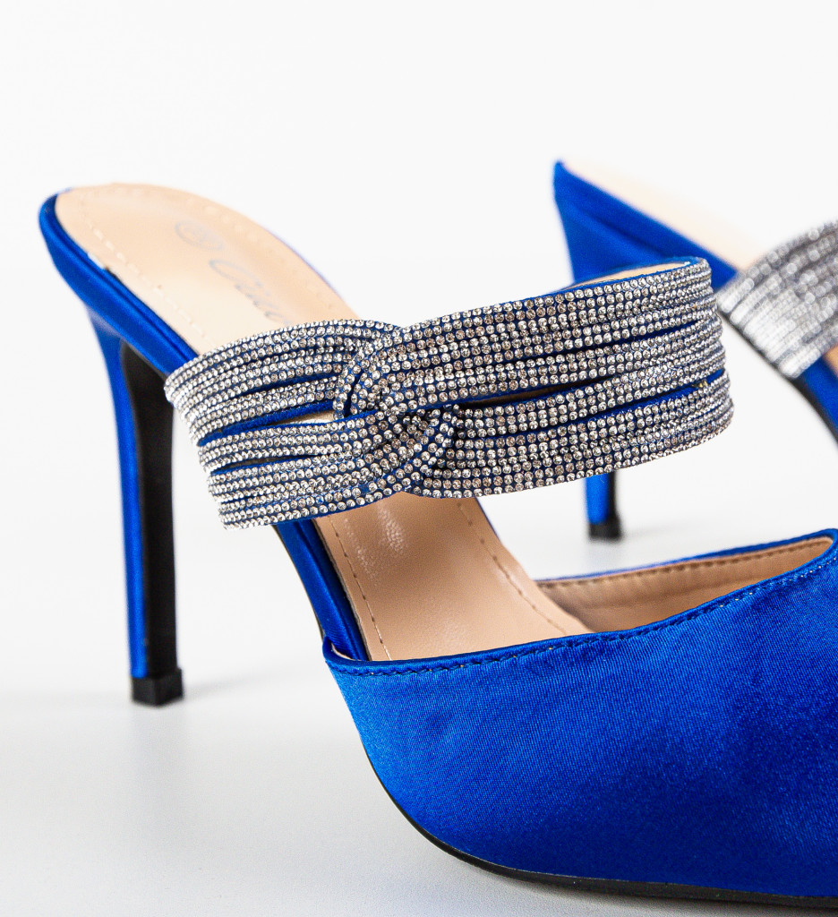 Poze Pantofi cu toc Burto Albastri depurtat.ro 