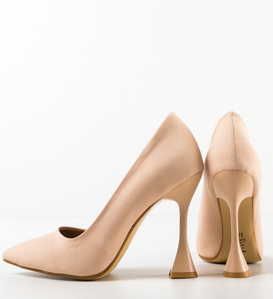 Poze Pantofi cu toc Rimo Nude depurtat.ro 