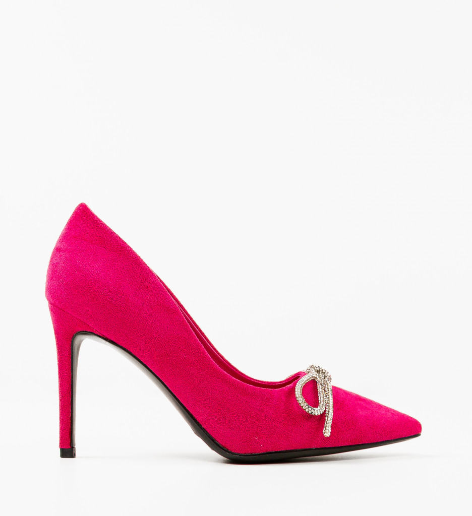 Pantofi cu toc Tarsay Fuchsia - 3 | YEO