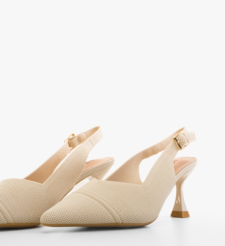 Pantofi dama Aadam Bej - 5 | YEO