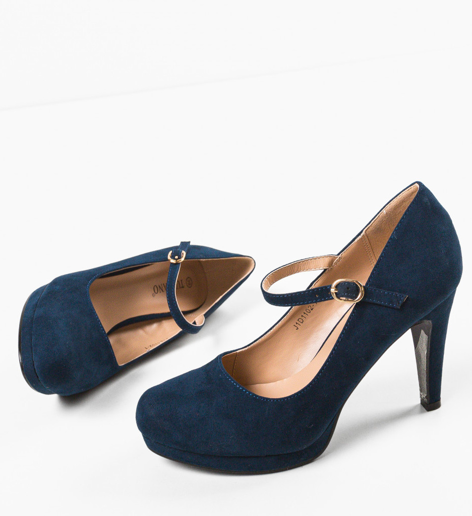 Pantofi dama Ajano Bleumarin - 5 | YEO