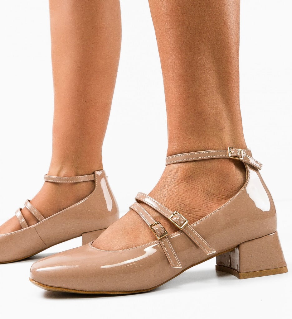 Pantofi dama Bern Nude - 1 | YEO