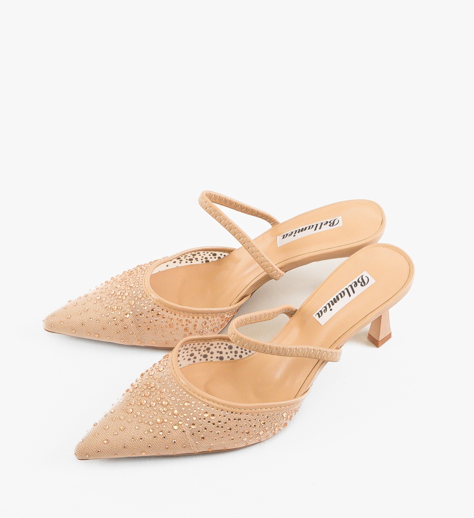 Pantofi dama Ellena Bej - 4 | YEO