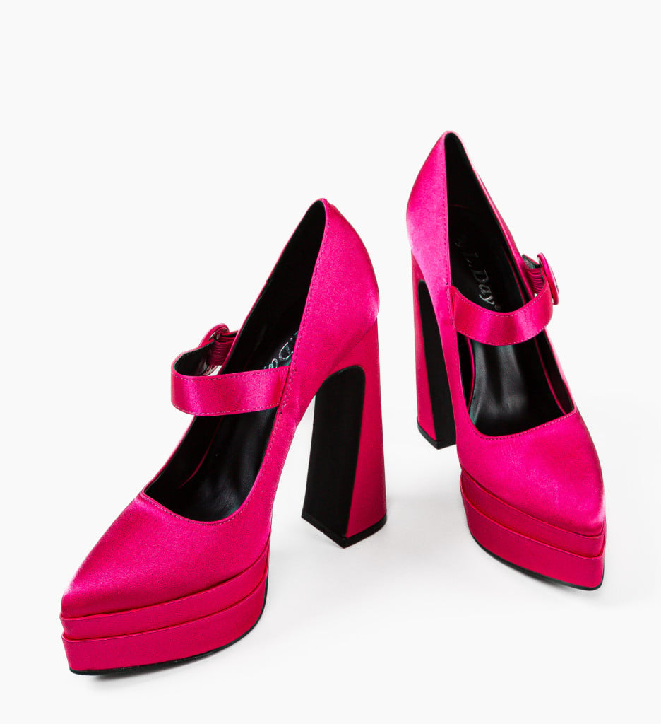 Pantofi dama Fobol Fuchsia - 2 | YEO