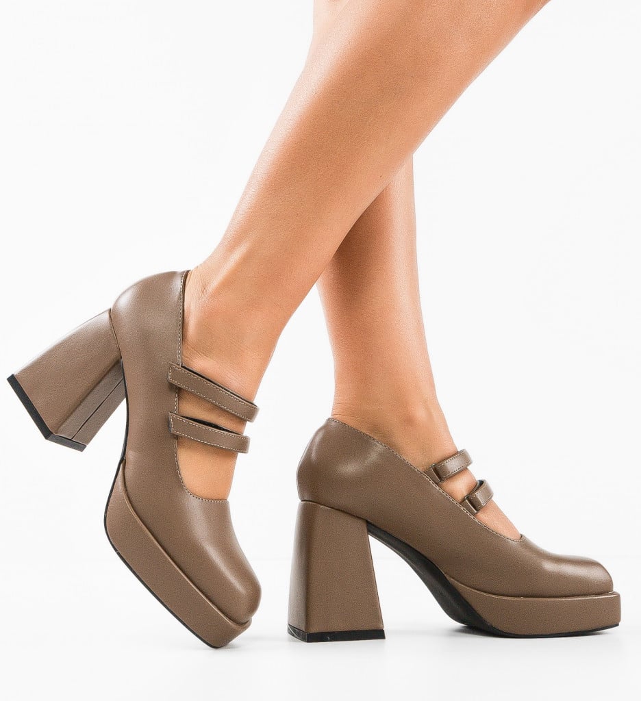 Pantofi dama Freyja Khaki