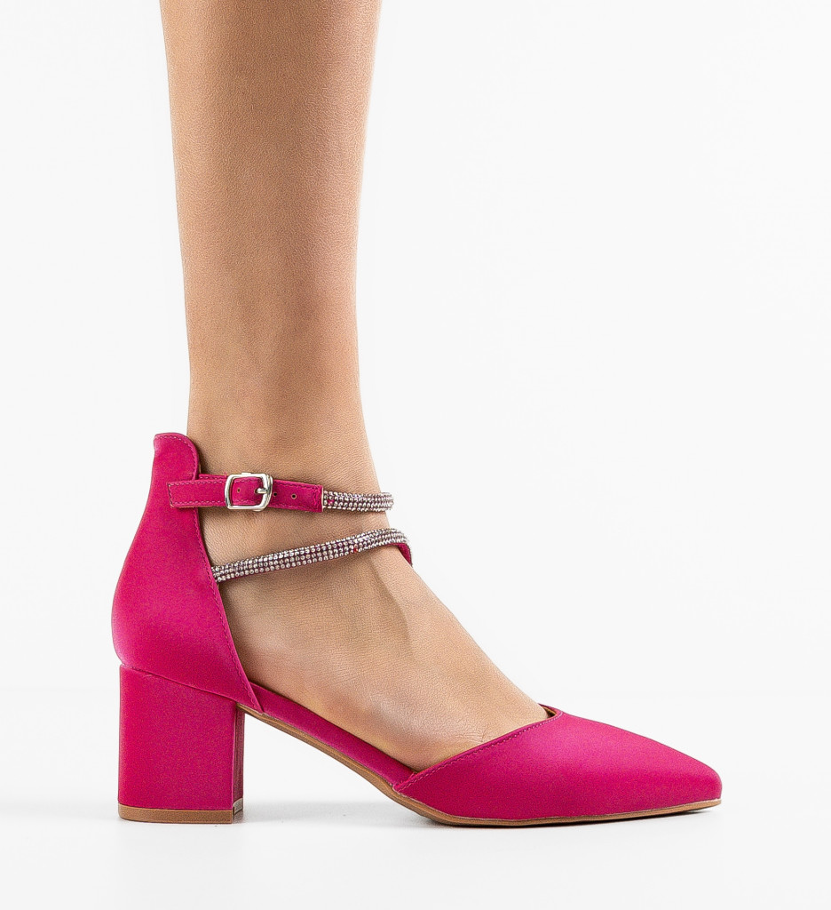 Pantofi dama Haari Fuchsia - 3 | YEO