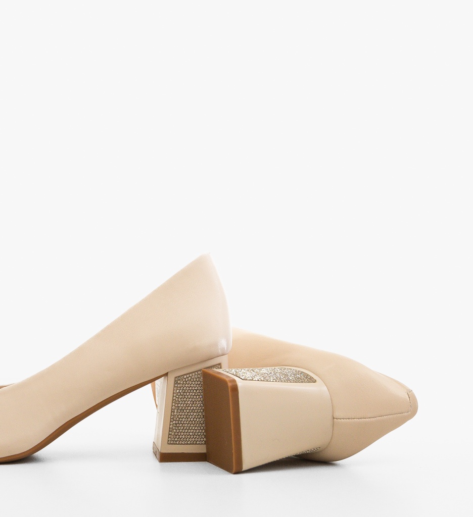 Pantofi dama Harrel Bej - 4 | YEO