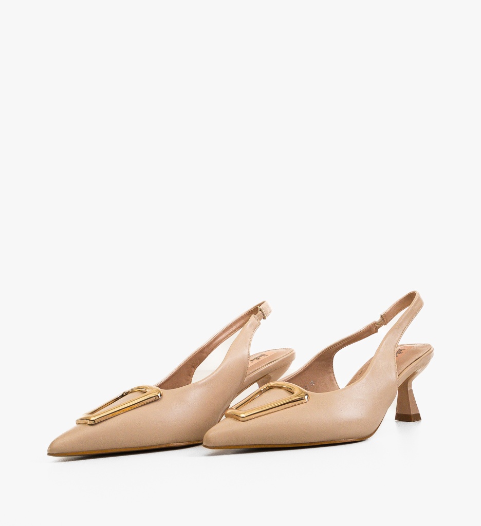 Pantofi dama Harri Nude - 5 | YEO