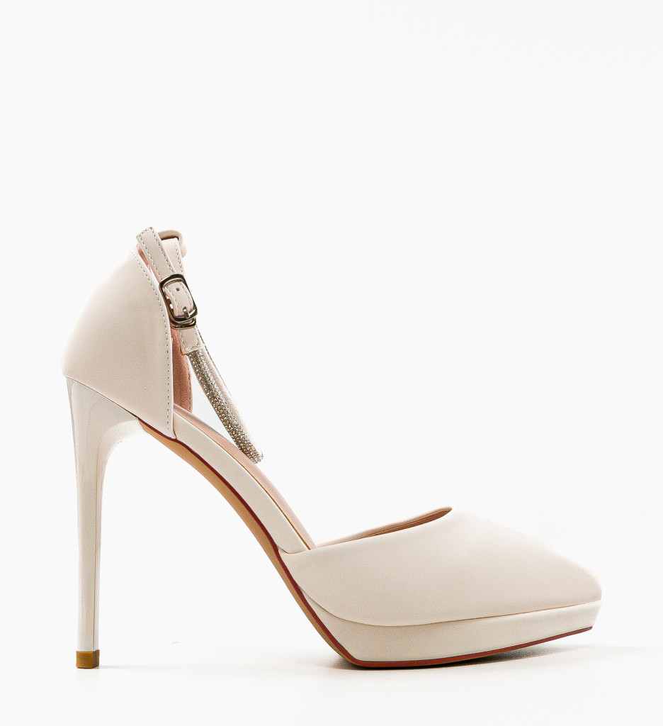 Pantofi dama Netta Bej - 3 | YEO
