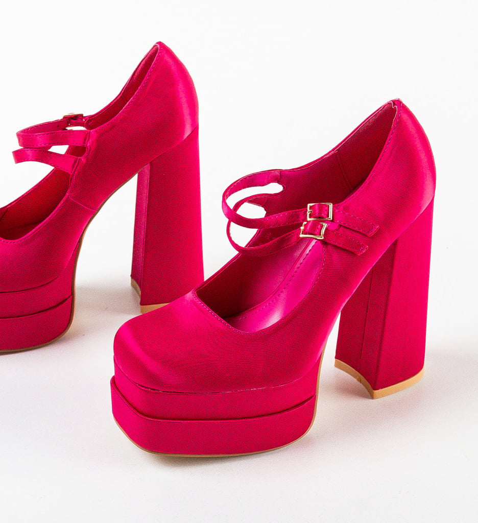 Pantofi dama Rivera Fuchsia - 5 | YEO