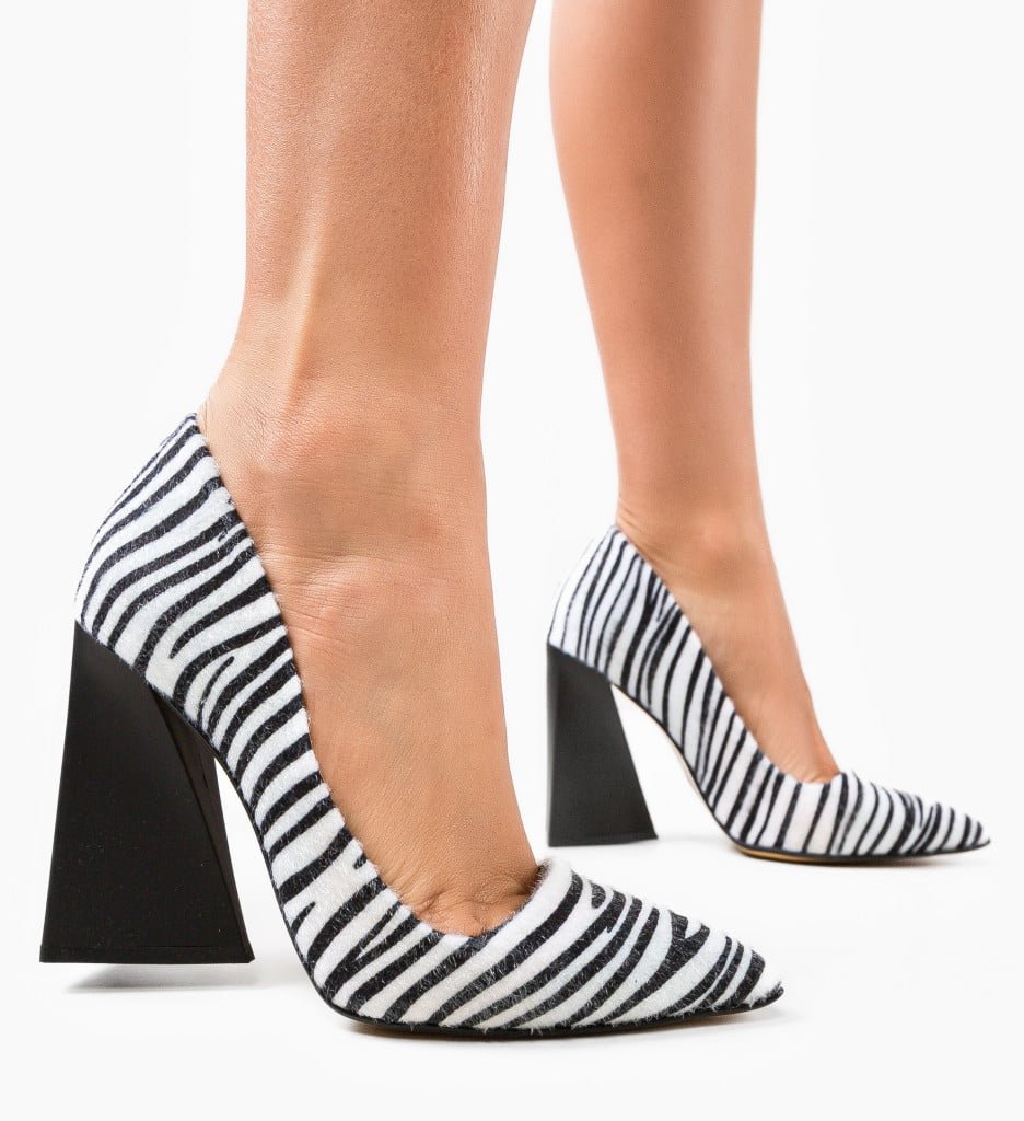 Pantofi dama Samplia Zebra - 1 | YEO