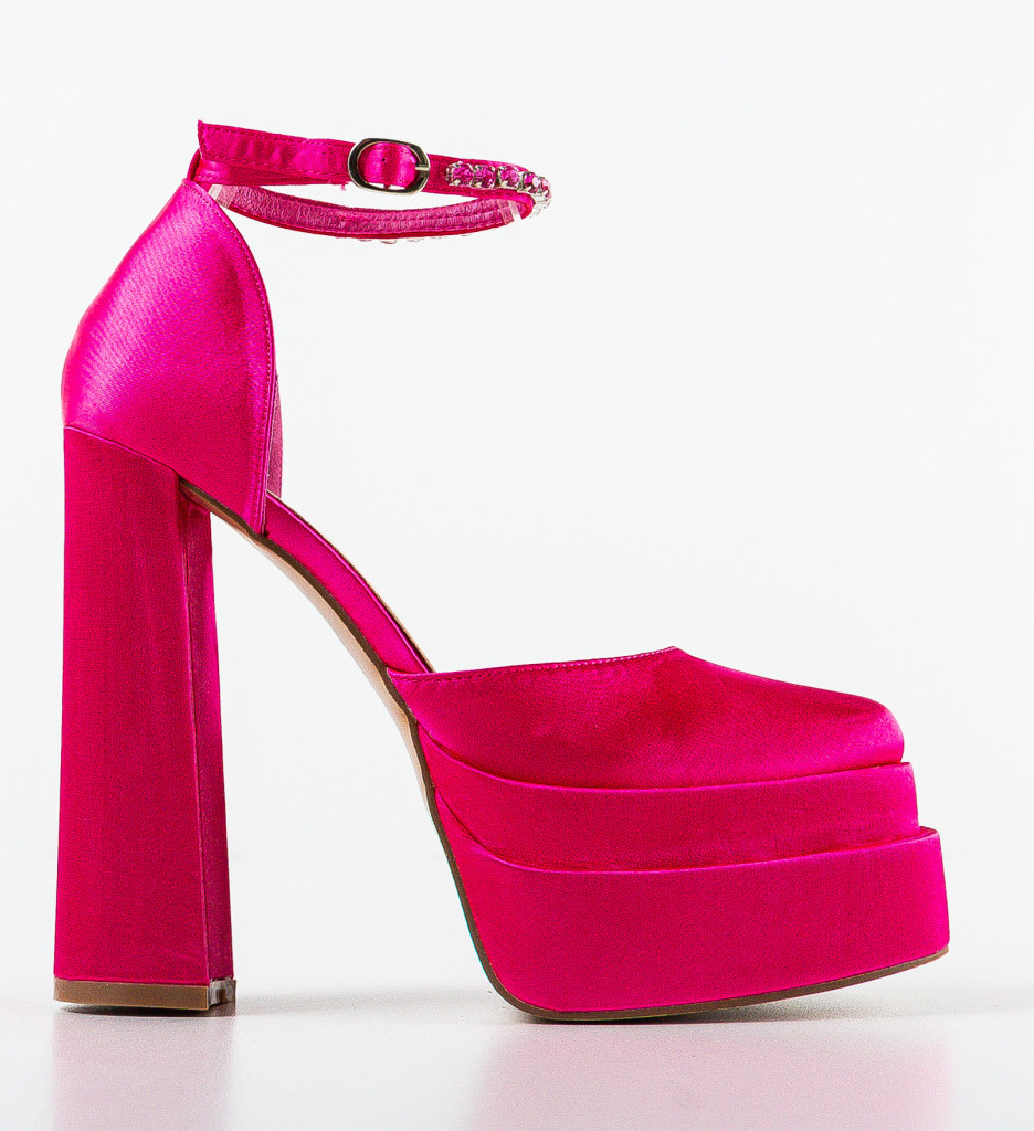 Pantofi dama Sarah Fuchsia - 3 | YEO