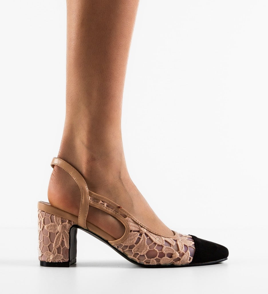 Pantofi dama Shaw Nude - 3 | YEO