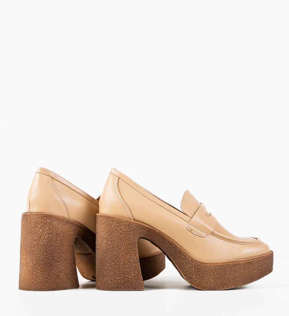 Pantofi dama Socheat Bej - 4 | YEO