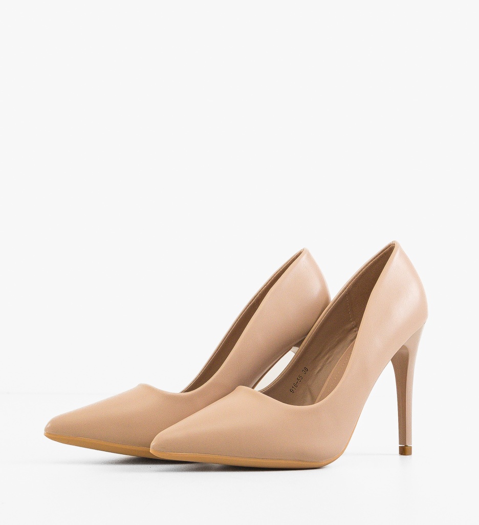 Poze Pantofi dama stiletto Finnia Nude 2 depurtat.ro 