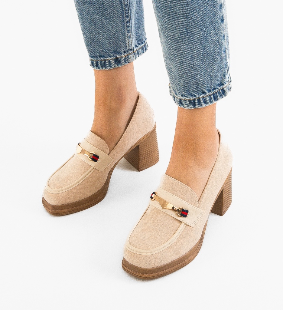 Pantofi dama Tamlan Bej - 2 | YEO