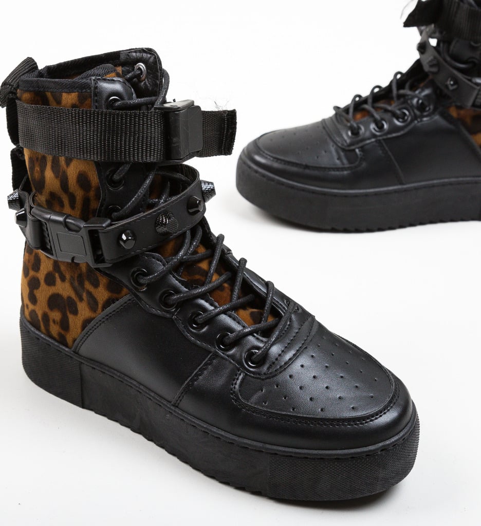 Pantofi Sport Rediko Leopard - 5 | YEO