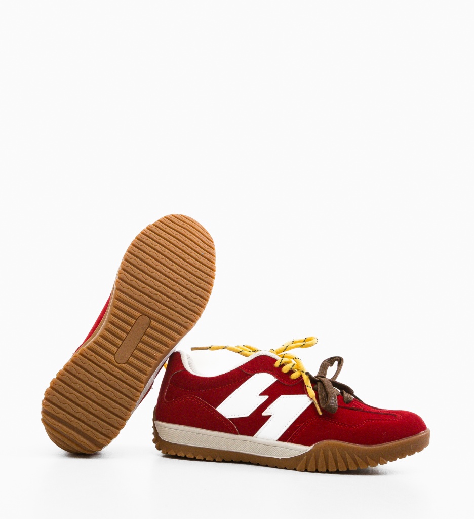 Pantofi Sport Velma Rosii - 4 | YEO