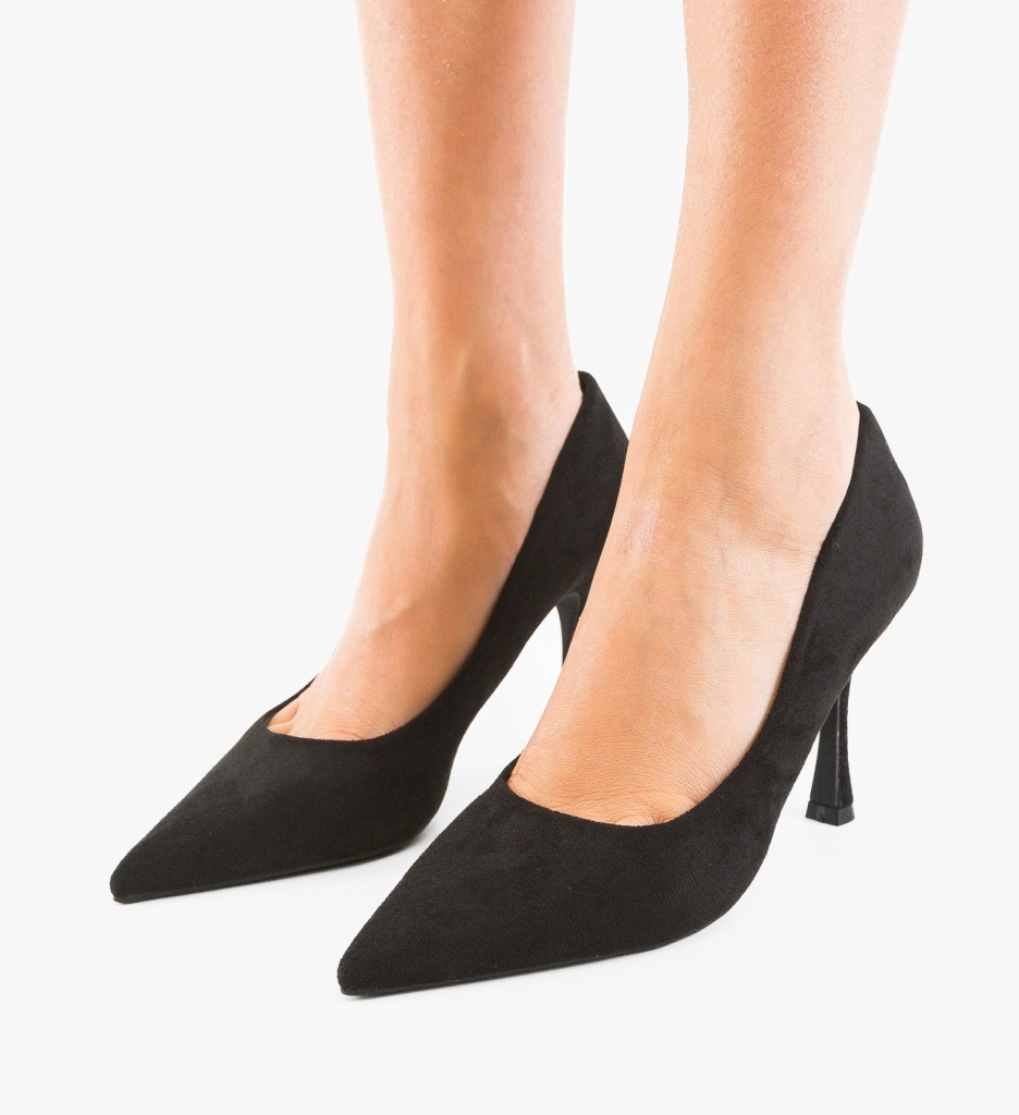 Pantofi stiletto dama Smart Negri