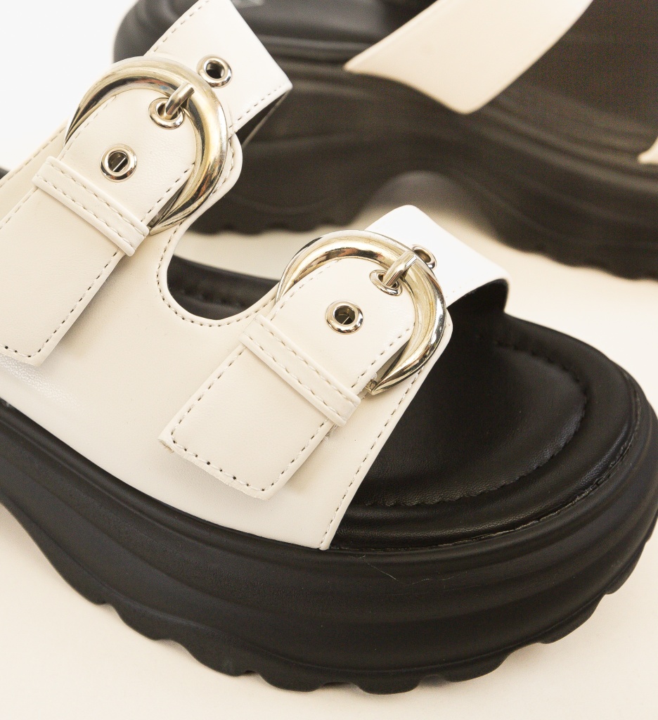 Papuci dama Hobbs Albi - 4 | YEO