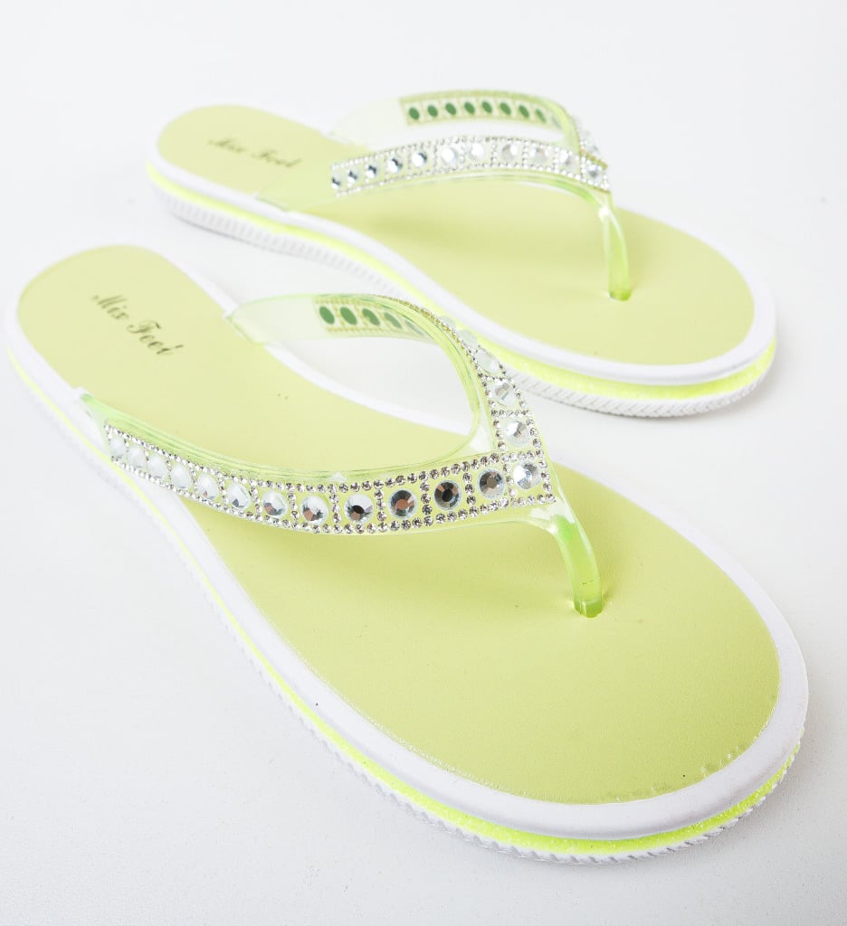 Papuci Spectak Verde Neon - 5 | YEO