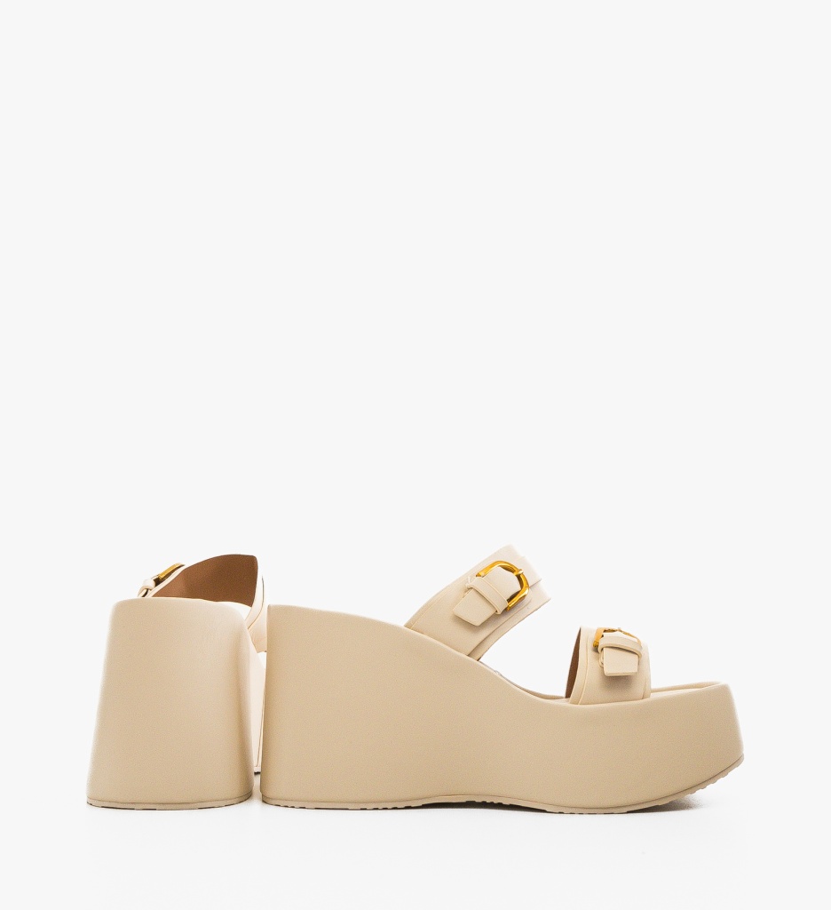 Platforme dama Kajjan Bej - 1 | YEO