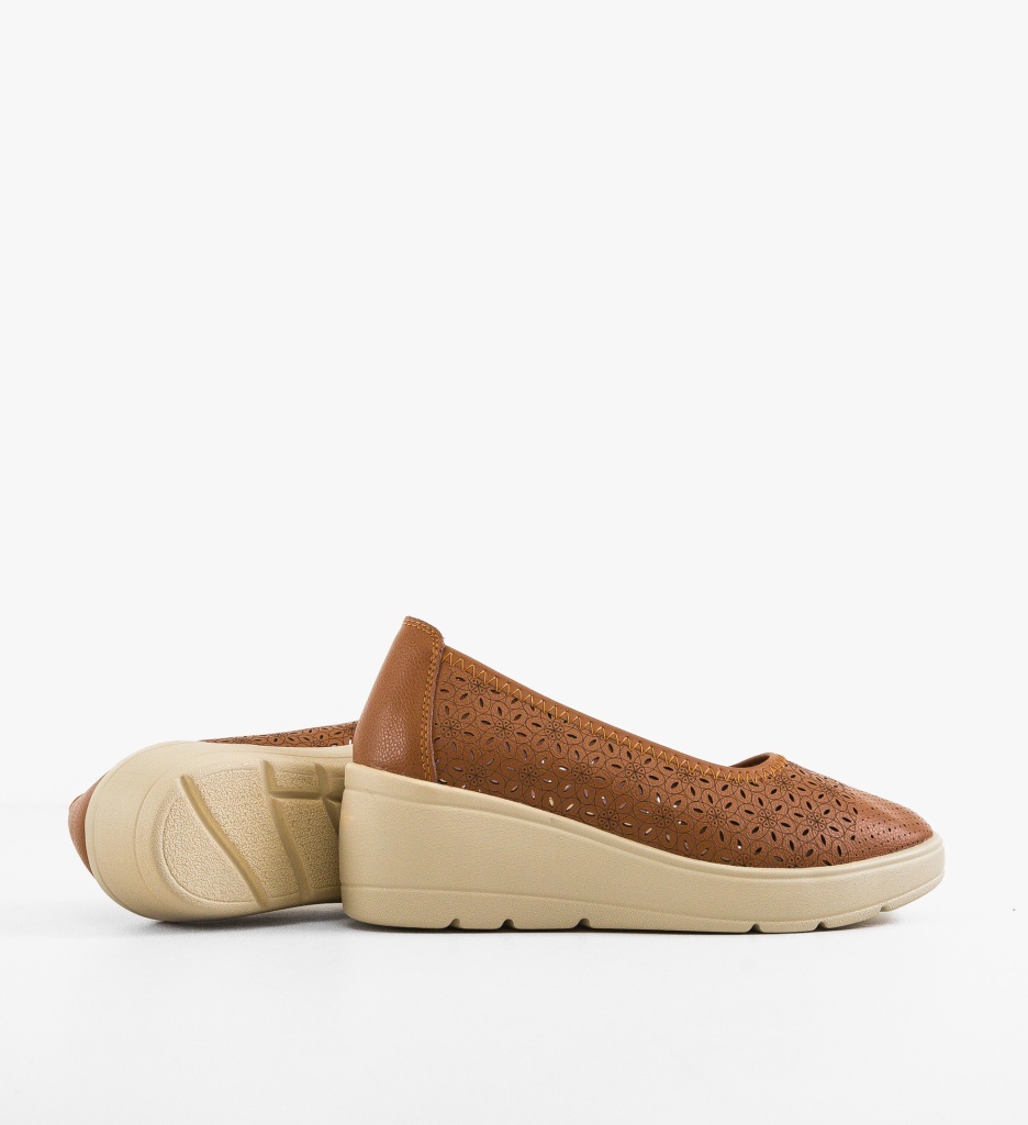Platforme dama Kamiz Camel - 3 | YEO