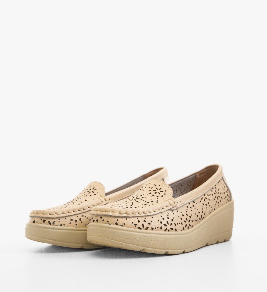 Platforme dama Myzy Bej - 3 | YEO