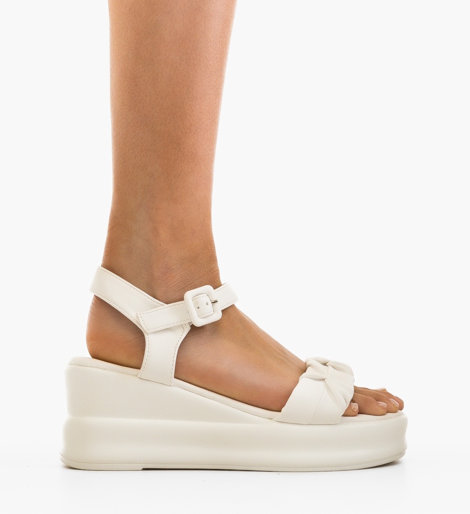 Platforme dama Nuska Albe - 2 | YEO