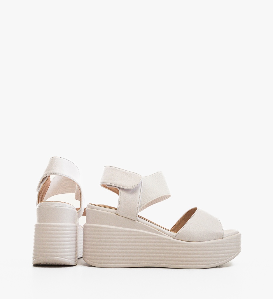 Platforme dama Priga Albe - 3 | YEO