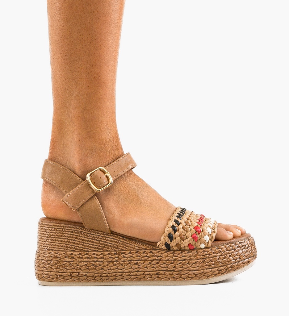 Platforme dama Ruldand Khaki - 2 | YEO