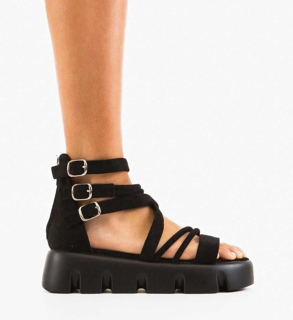Sandale dama Aritsia Negre - 5 | YEO