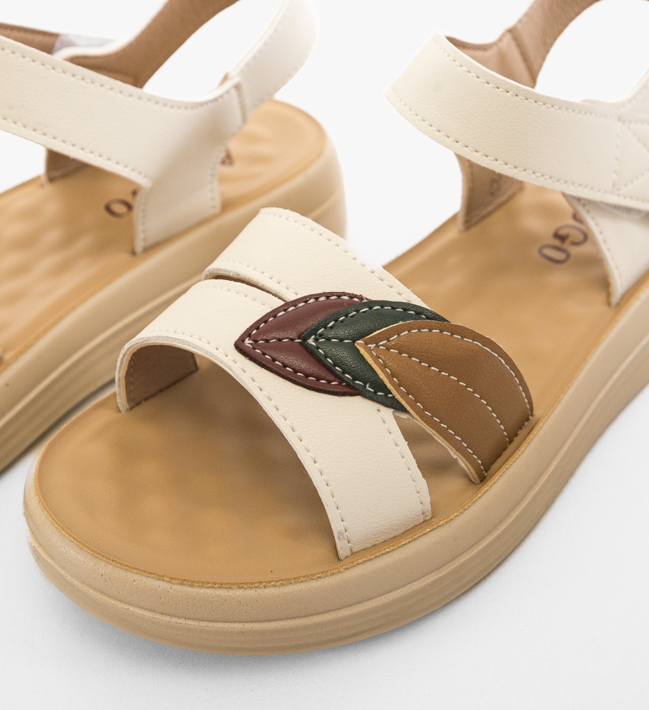 Sandale dama Arvel Bej - 4 | YEO