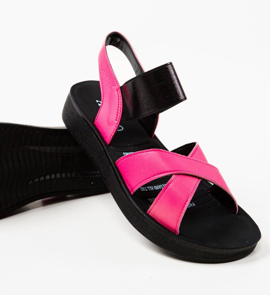 Sandale dama Brina Fuchsia - 5 | YEO