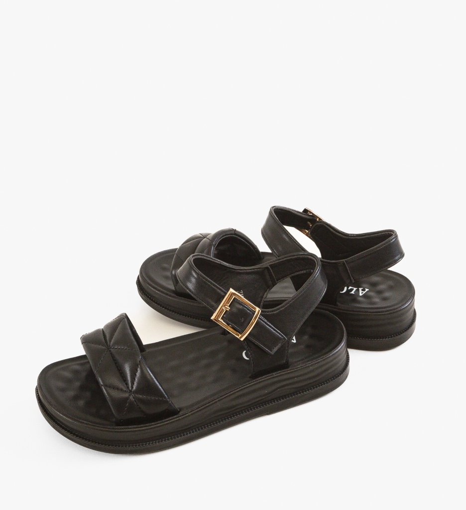 Sandale dama Deklor Negre - 4 | YEO