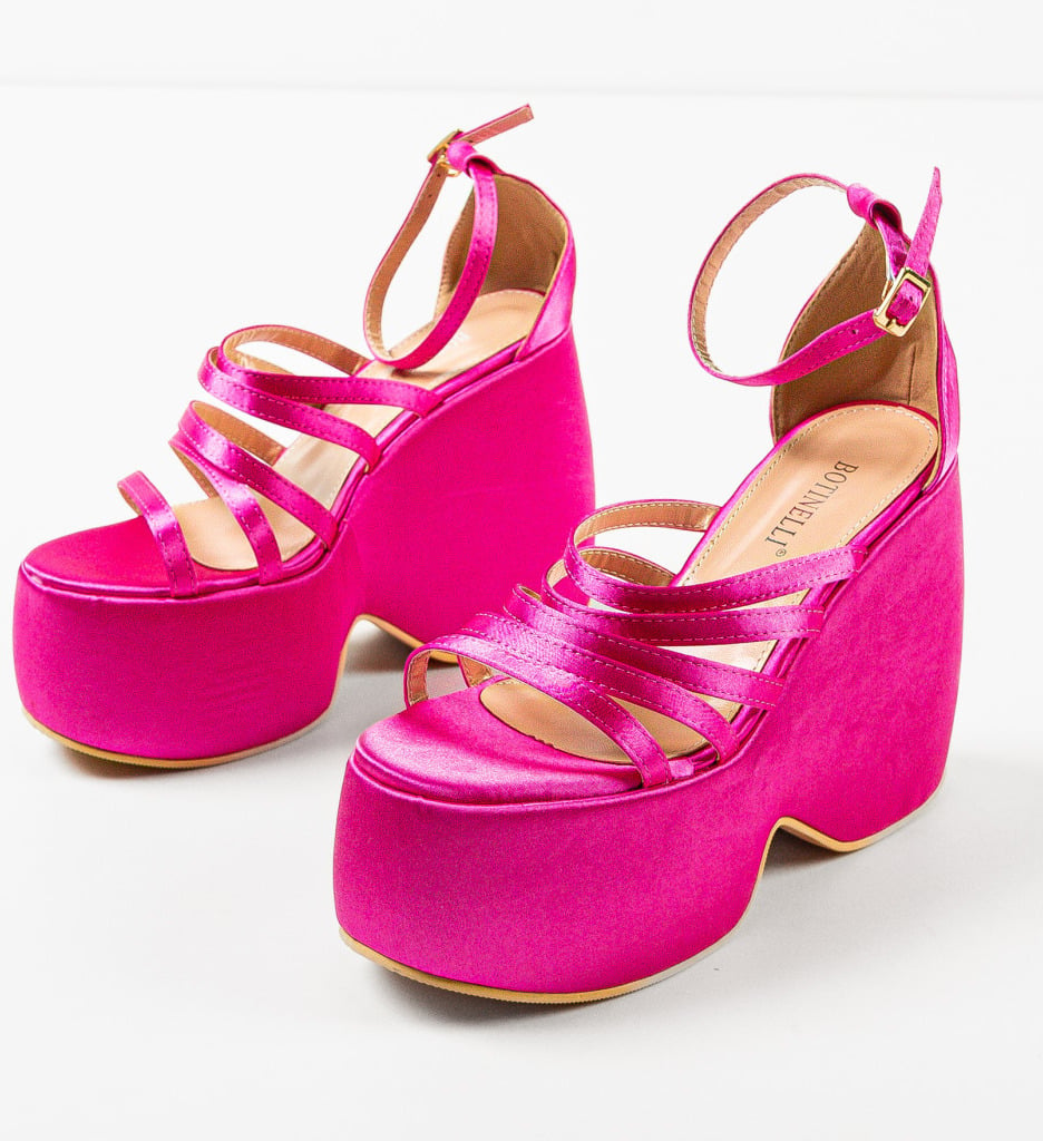 Sandale dama Elaine Fuchsia - 5 | YEO